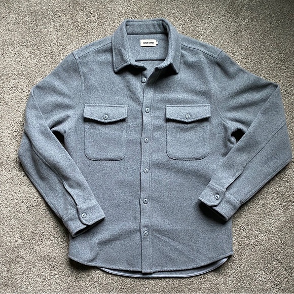 🎉Taylor Stitch Overshirt Men’s Size 42/Large Heather Grey
